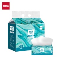 得力桔然MR3120-04抽纸3层120抽（白色）（包）