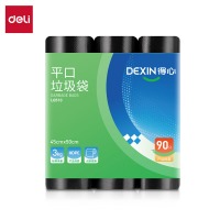 得力得心LQ510垃圾袋45x50cm(黑色)(3卷/包)
