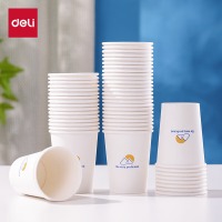 得力得心LL6纸杯228mL(白色)(50只/袋)