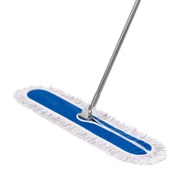 齐心 L258 大号不锈钢杆尘推 110cm 蓝