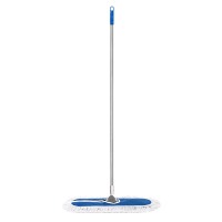 齐心 L251 大号不锈钢杆尘推 60cm 蓝