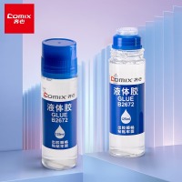 齐心 B2672 液体胶 125ml 蓝 12瓶/盒